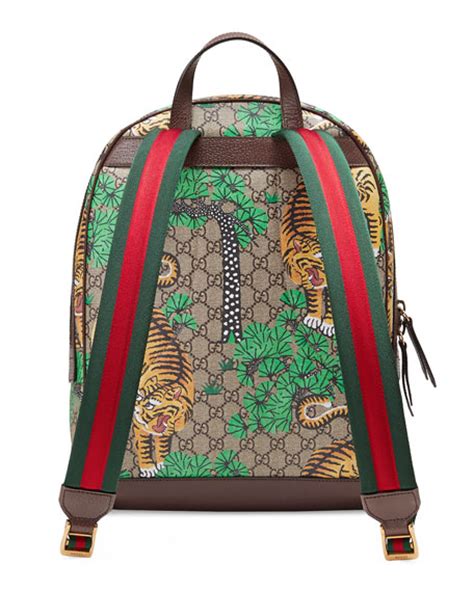 gucci tiger cub backpack|Gucci tiger web backpack.